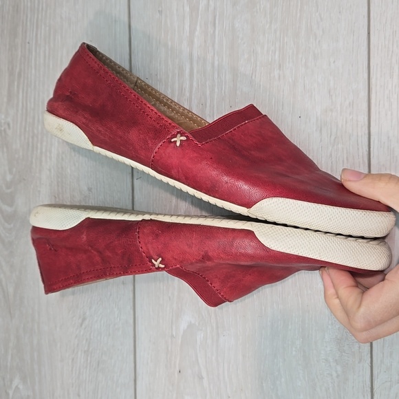 Frye Women's Melanie Loafer Leather Slip-On Shoes Flats Sz 7.5M - Picture 10 of 12